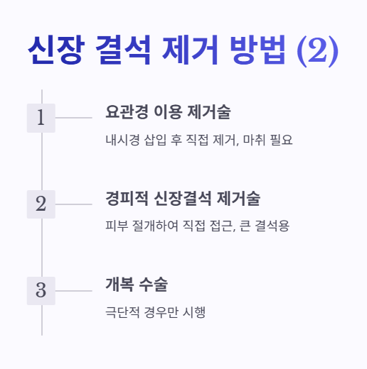 신장 결석 제거 방법 2