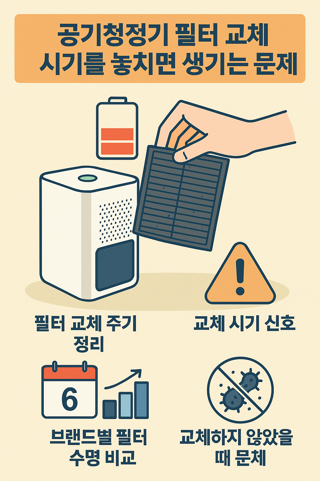 공기청정기 필터 교체 시기