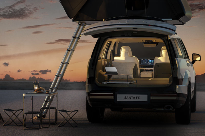 2023 싼타페 외관 오픈