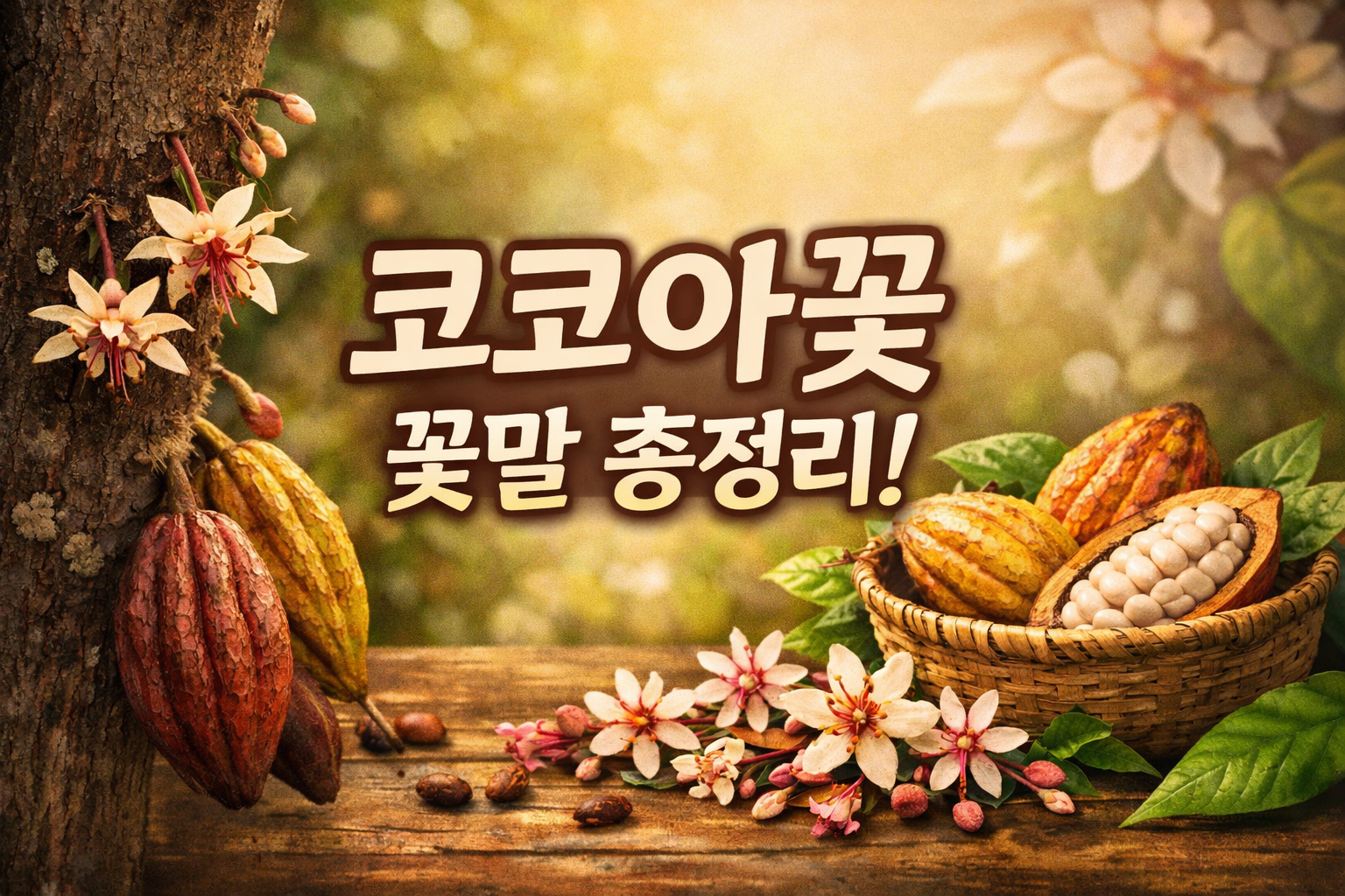 코코아꽃 꽃말