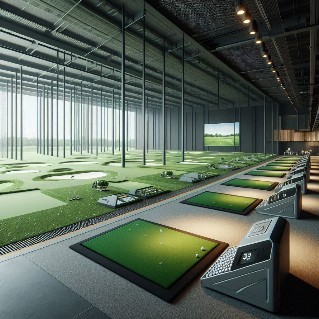 실내골프연습장 배경