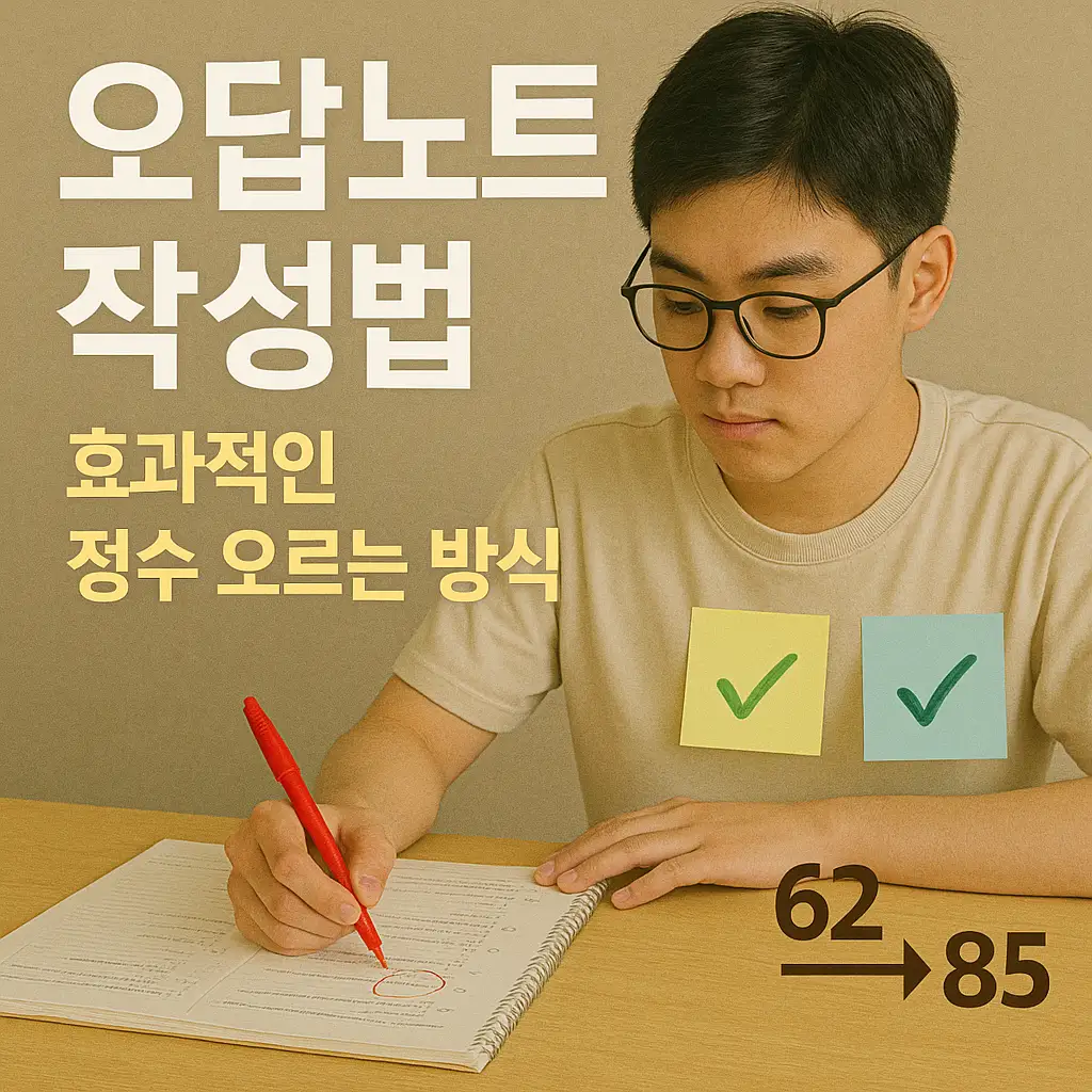 오답노트, 왜 점수를 올릴까요?