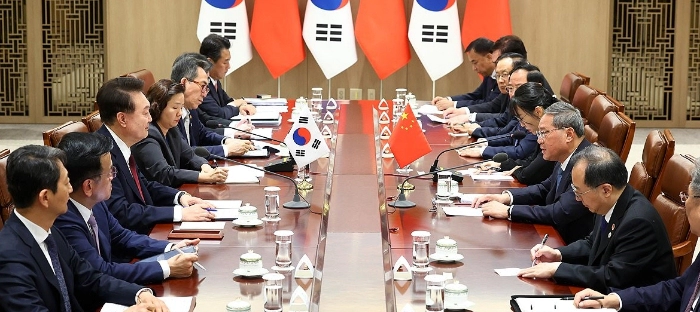 중국 리창 총리 방한 이유 목적