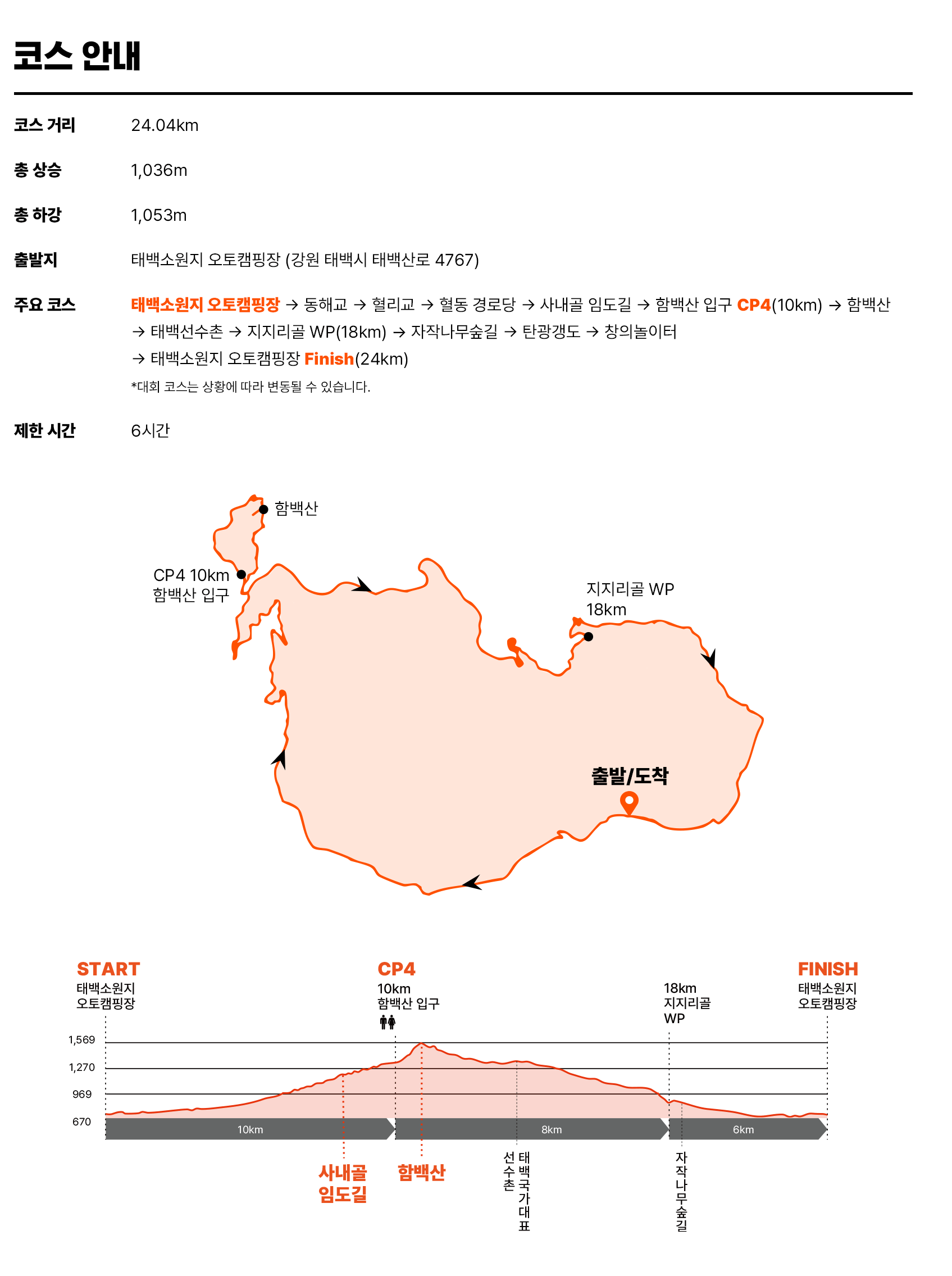 태백 다이나핏 트레일 24k