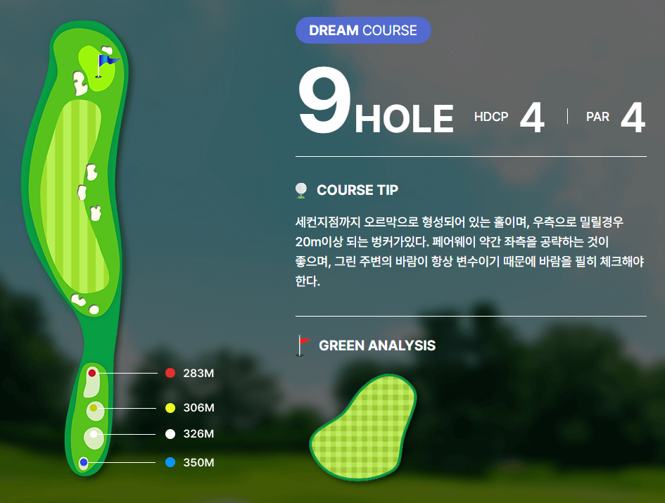 여주 컨트리클럽 드림코스 공략도 09