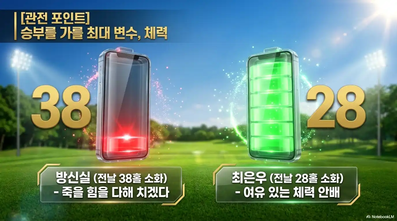 두산 매치플레이 관전포인트 체력