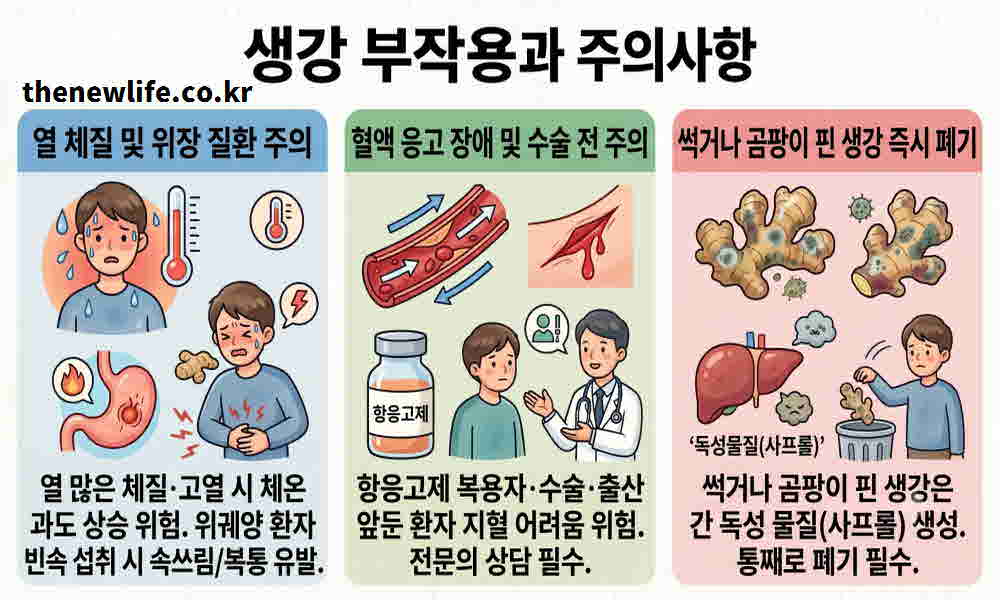 생강 효능 부작용