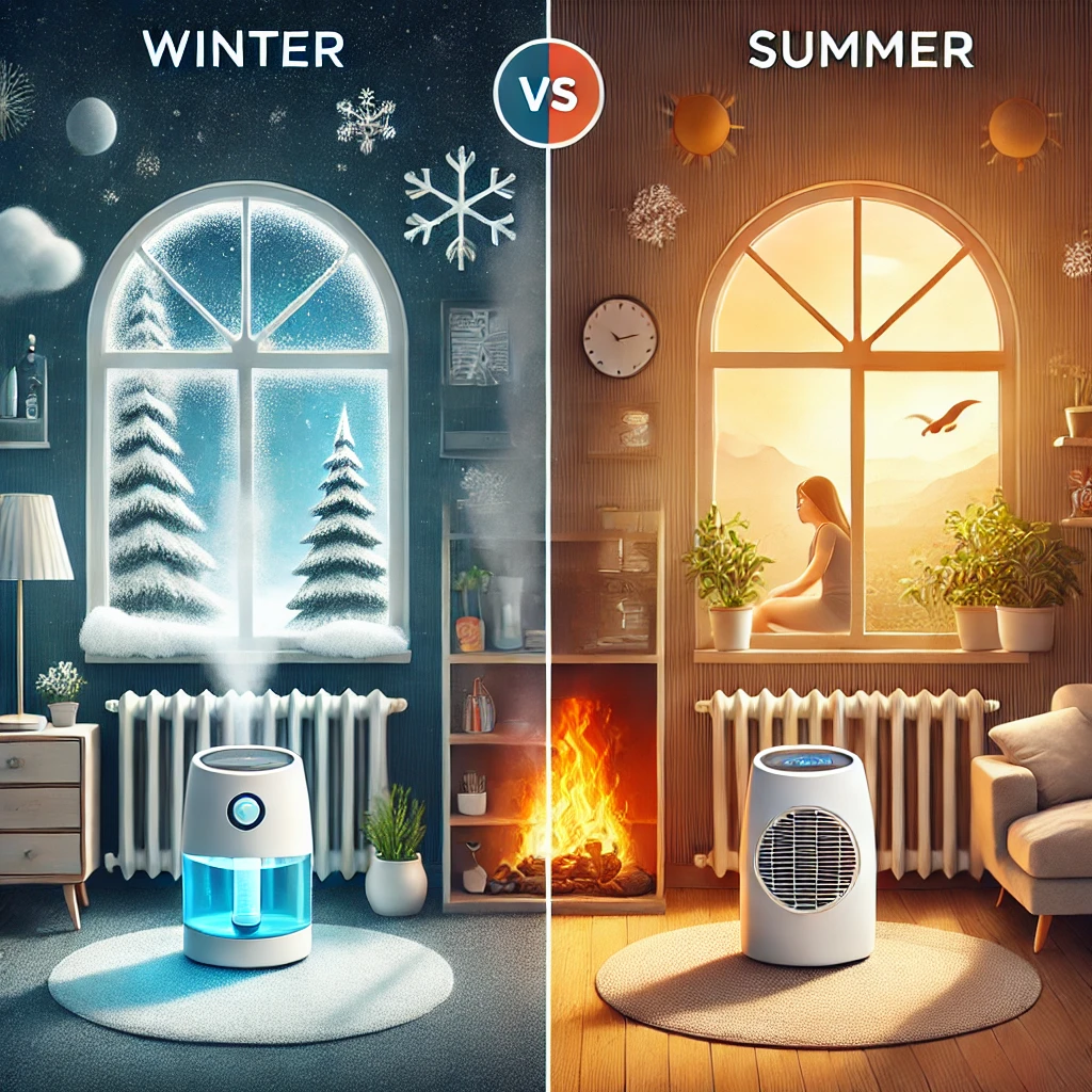 겨울철 습도를 조절하는 방법과, 여름철 습도를 조절하는 방법