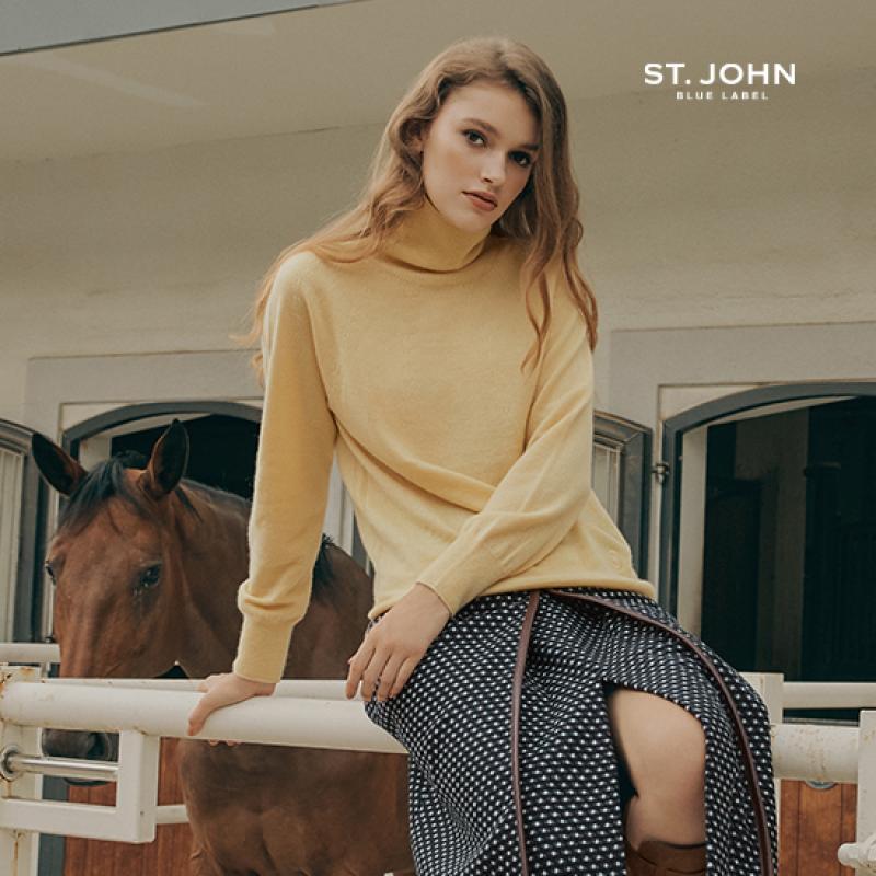 센존블루라벨 온플 런칭가149 000원 캐시미어100 홀가먼트니트