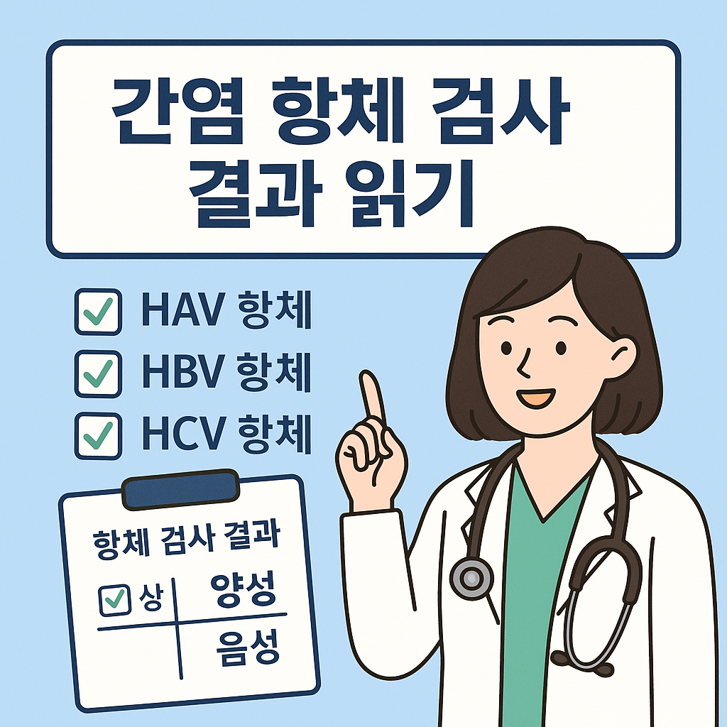 혈액검사 시리즈 ⑬ 건강검진 간염 항테 검사 해석 ㅣ B형, A형, C형 간염 항체 결과 쉽게 읽기