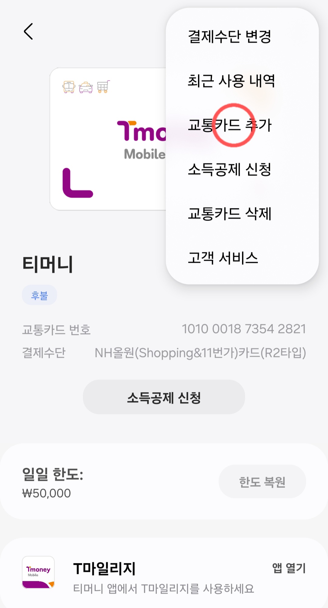 삼성페이-교통카드