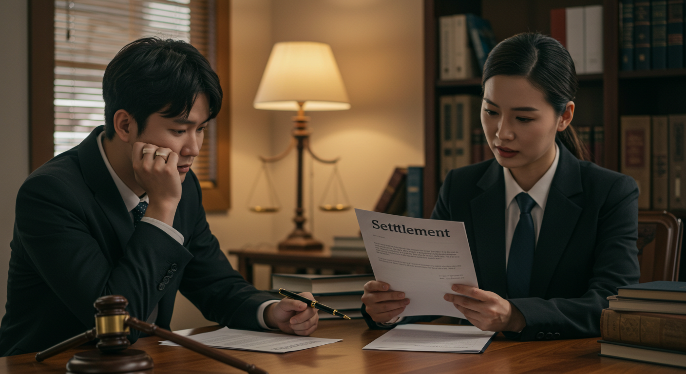 협박, 피해자합의, 합의서작성