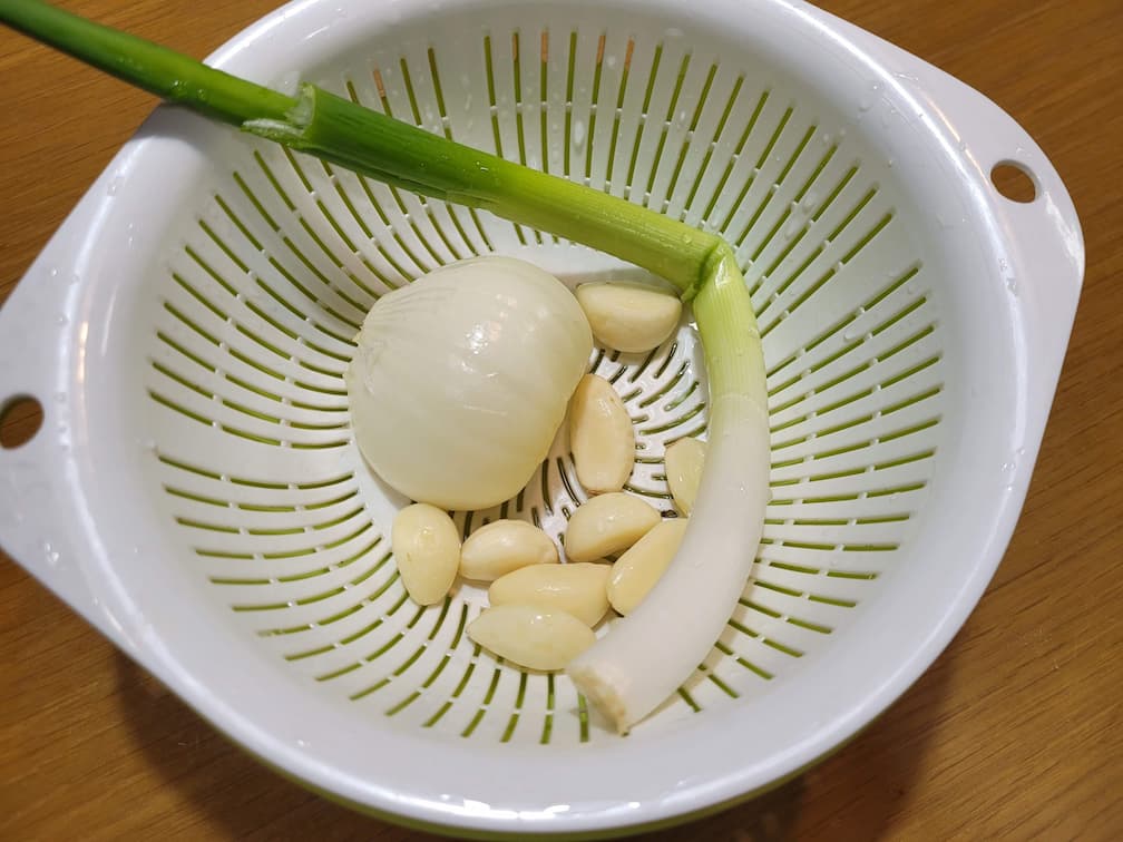 손질된 양파·대파·마늘