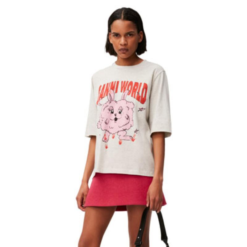 가니 버니 프린팅 반팔 티셔츠 T3302 251