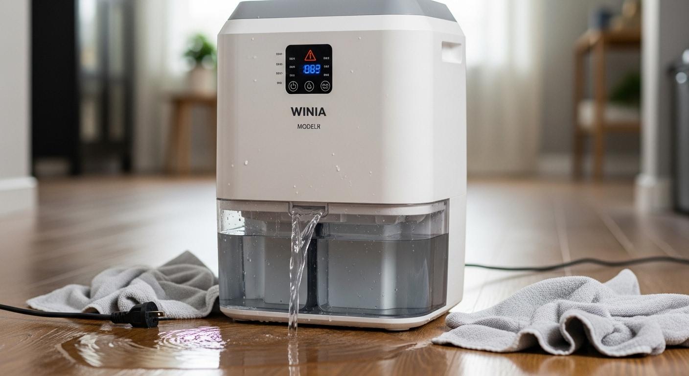 위니아 제습기 고장 전원