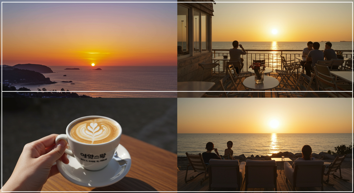 강릉 감성 카페 방문 꿀팁: 일출, 오전, 오후, 노을 시간대별 추천 코스