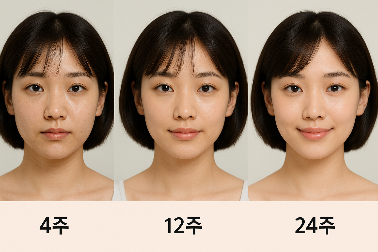 피부 회복 시뮬레이션 &ndash; 결, 탄력, 주름 개선 흐름