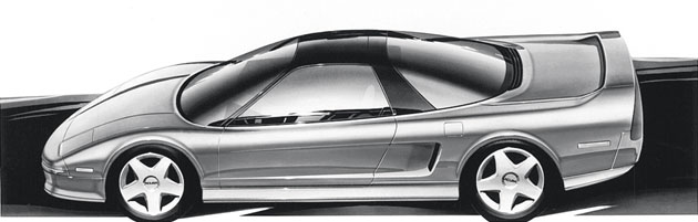 NSX 스케치도