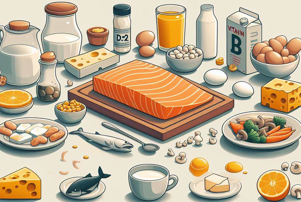 비타민 D2와 비타민 D3 음식