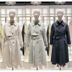 ZOOC 벨티드 싱글 트렌치코트 Z221MSI103