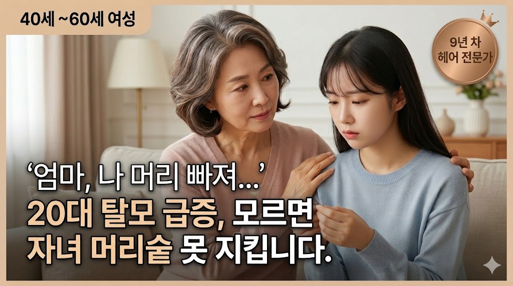 20대 자녀 탈모 원인과 예방법을 설명하는 9년 차 헤어 전문가의 블로그 썸네일