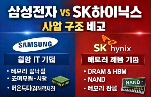 삼성전자 vs SK하이닉스 투자 비교 (2026 반도체 투자 핵심)