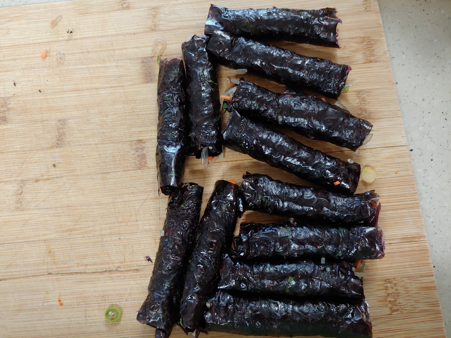 김말이 튀김 만들기