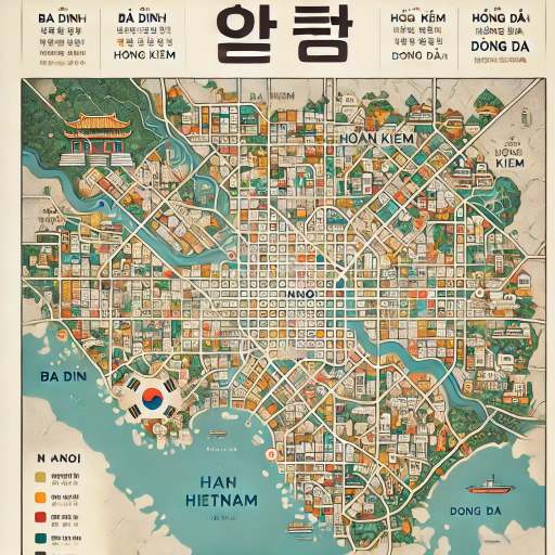 베트남 하노이 지도 크게보기