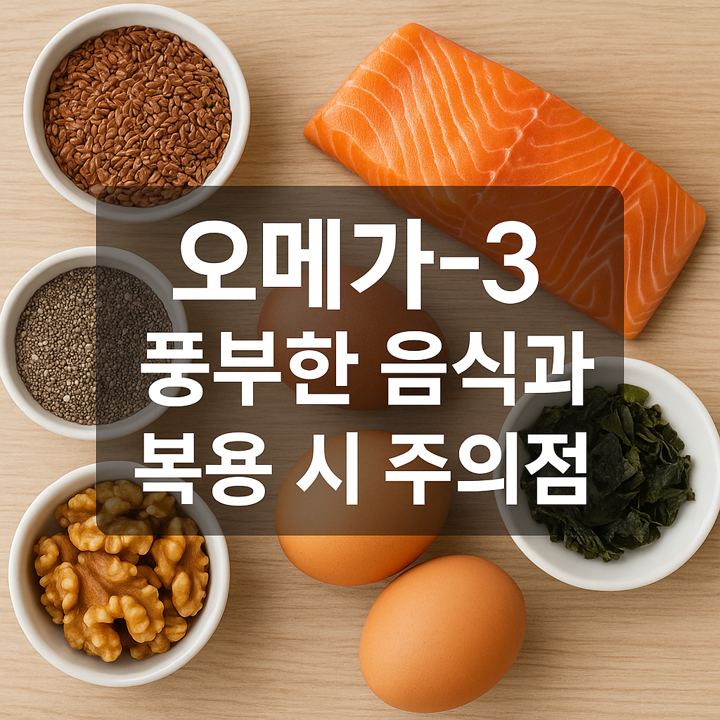 오메가-3 풍부한 음식과 복용 시 주의점