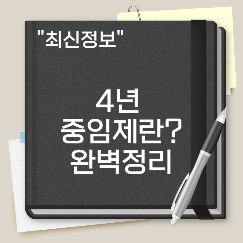 4년 중임제란