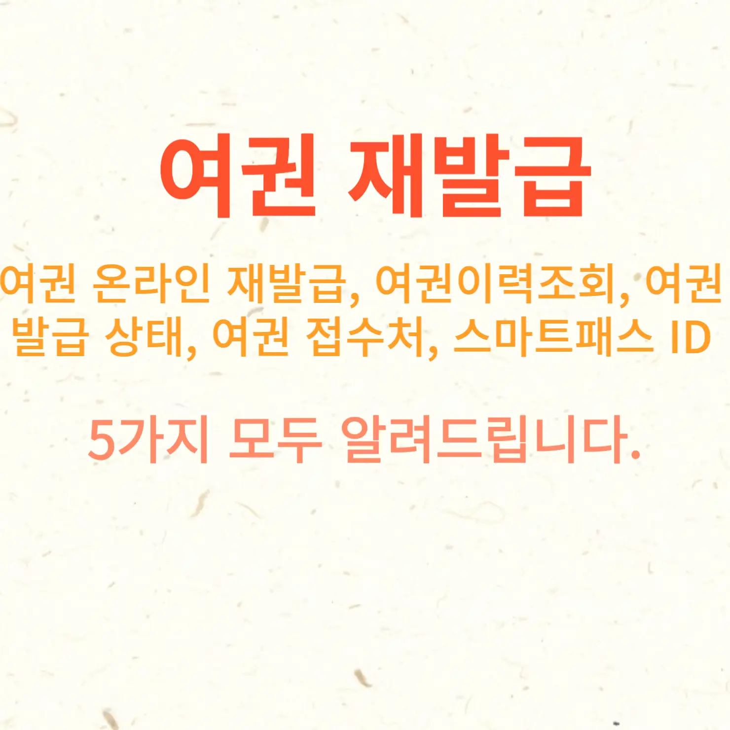 여권 재발급