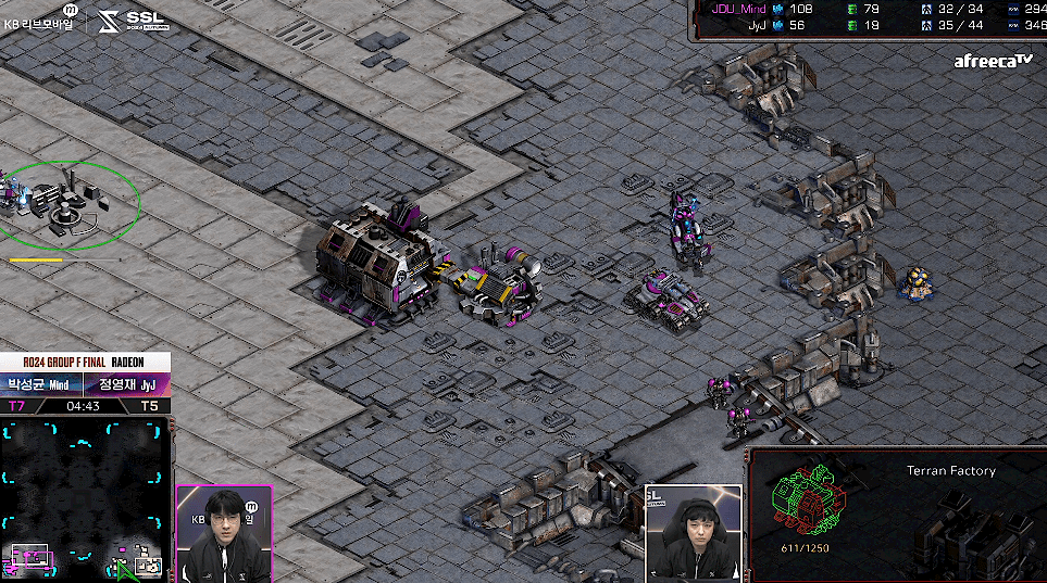 24강 F조 최종전 초반빌드