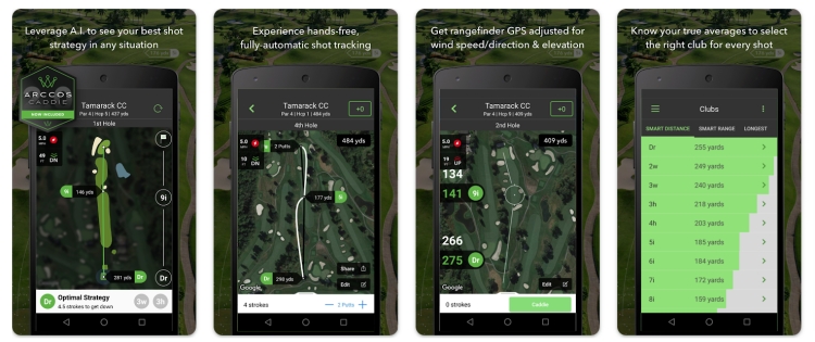 골프 기록 어플 = Arccos