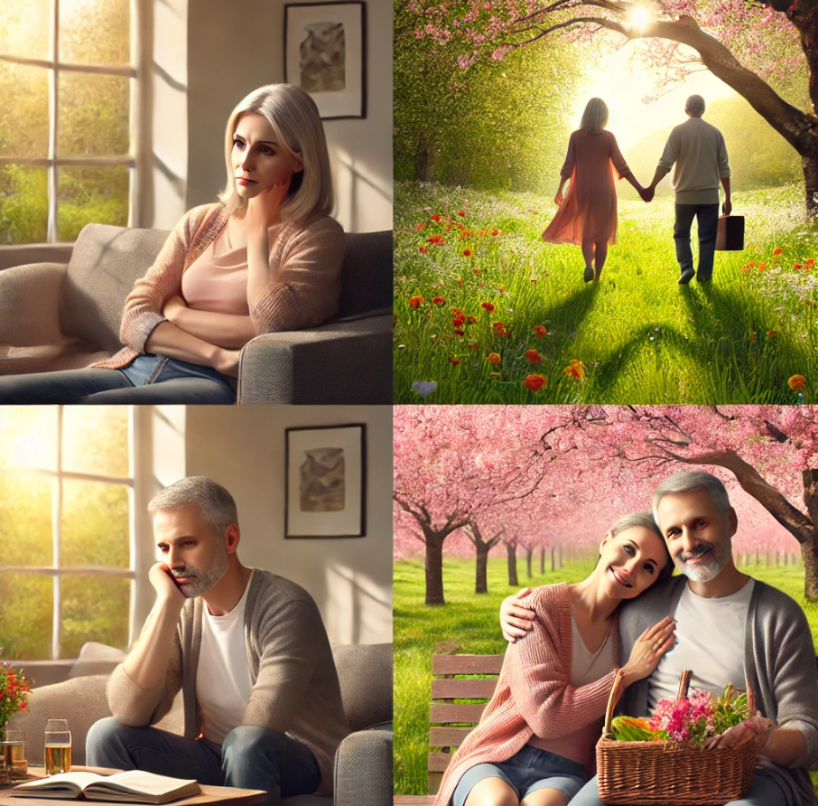 봄 우울증 극복과 관련된 사진