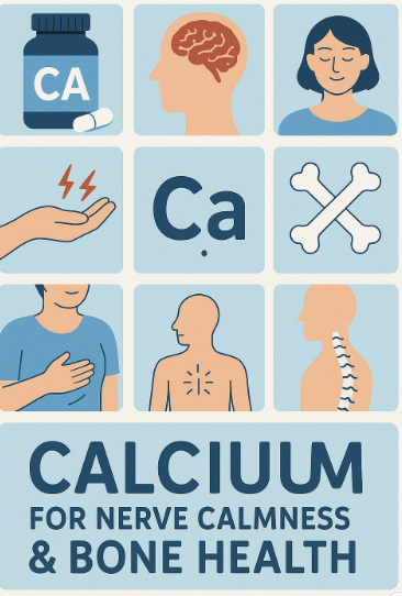 칼슘의 신경 안정과 뼈 건강 유지 효과