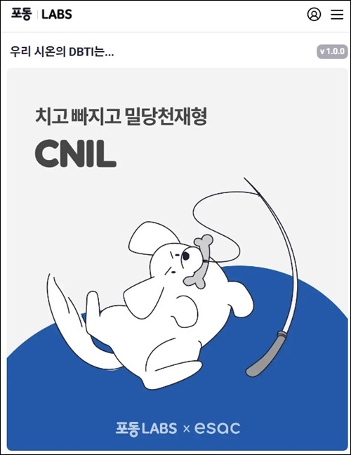 시온이 DBTI 결과