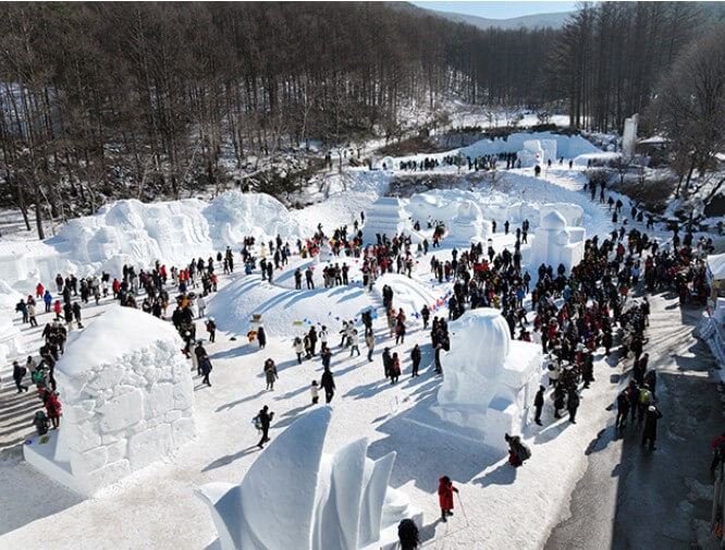 태백산 눈 축제