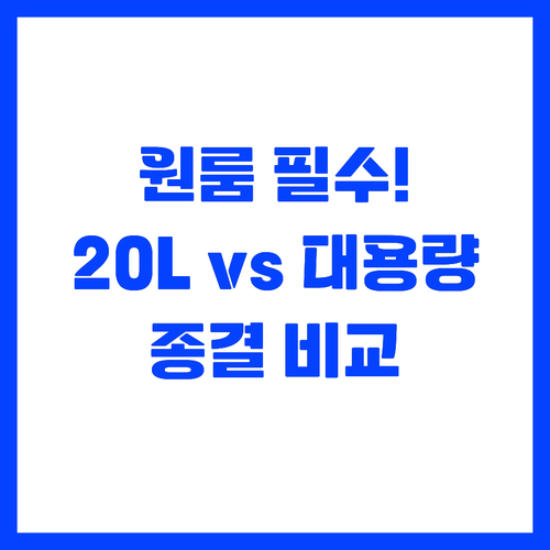์๋ฃธ ์ ์๋ ์ธ์ง ์ฉ๋ 20๋ฆฌํฐ์ ๋์ฉ..