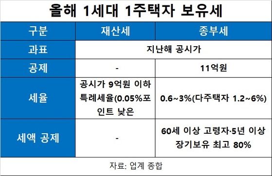 1가구 2주택 보유세