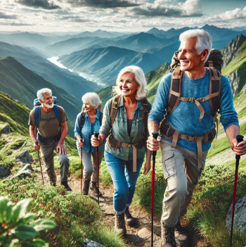 노년의 등산 운동