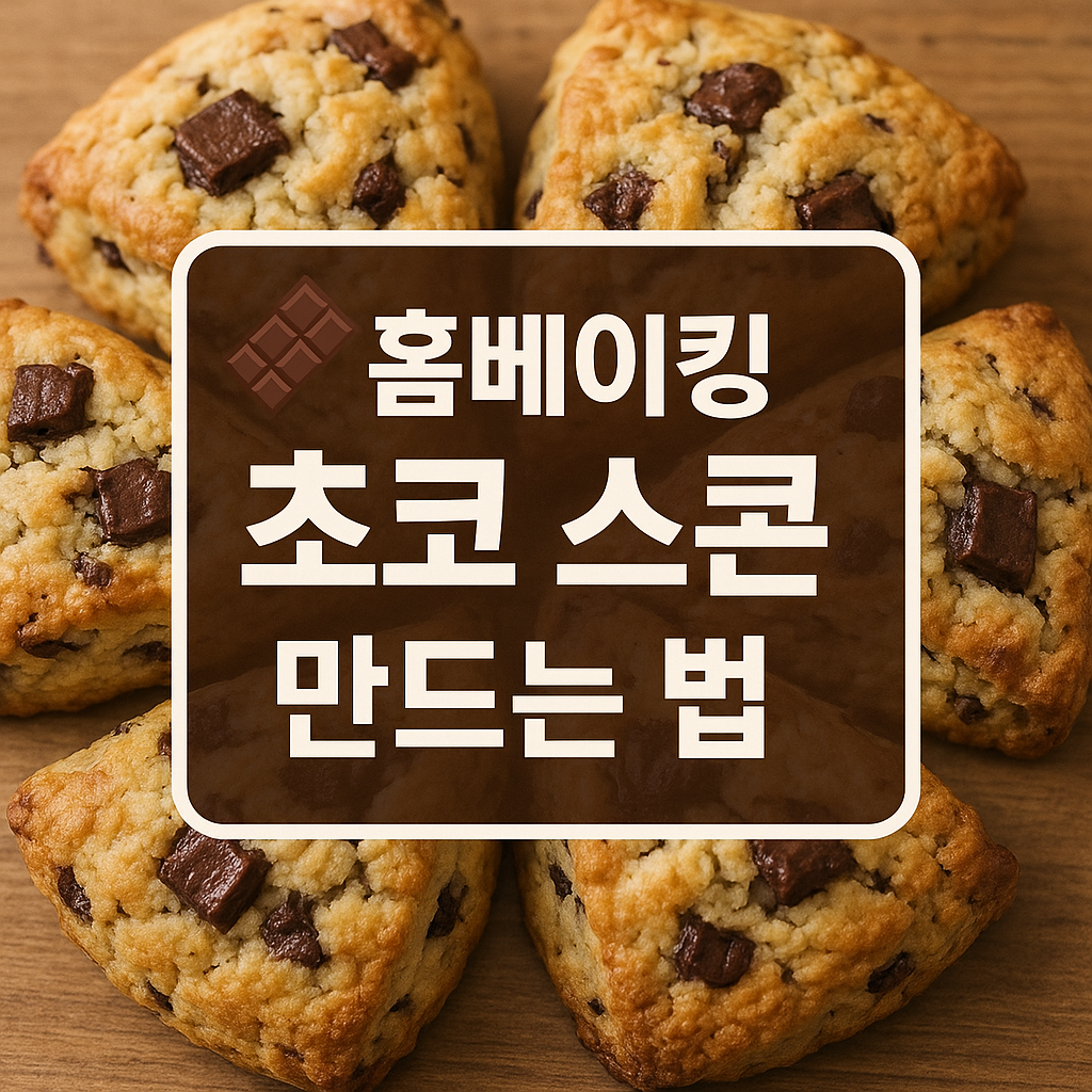 초코 스콘 만드는 법