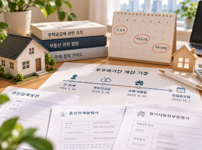 주택 보유 이력과 무주택기간 확인 방법