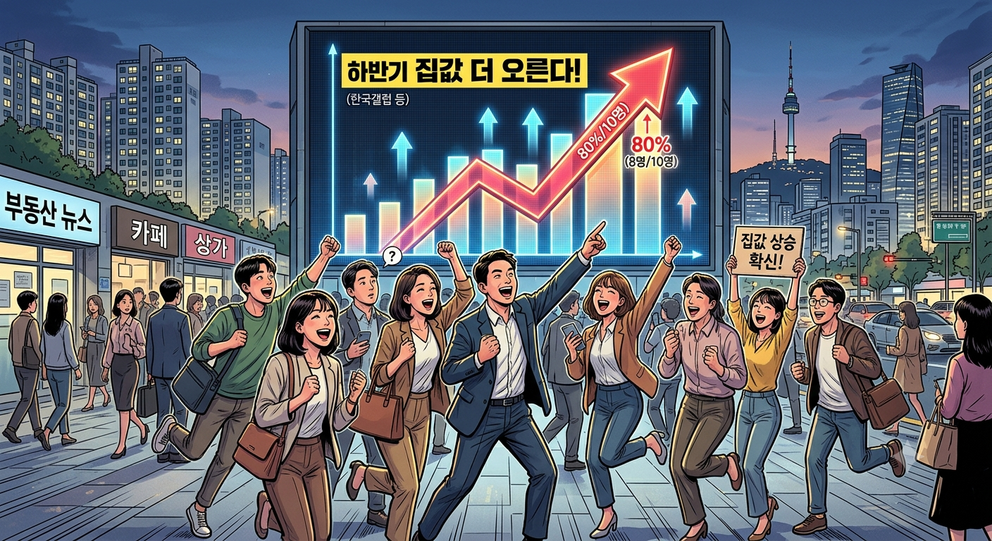 "하반기 집값 더 오른다" 10명 중 8명 전망