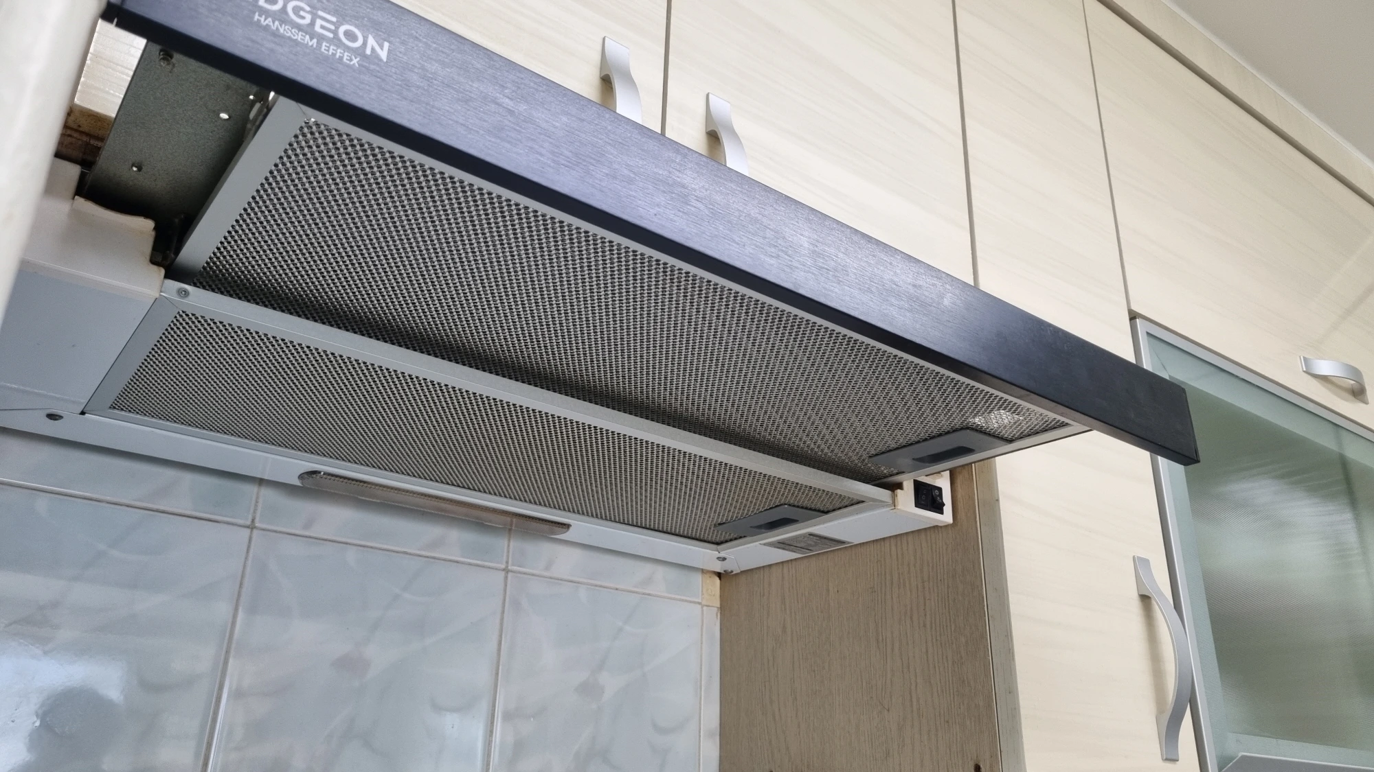 슬라이딩 가스렌지 후드