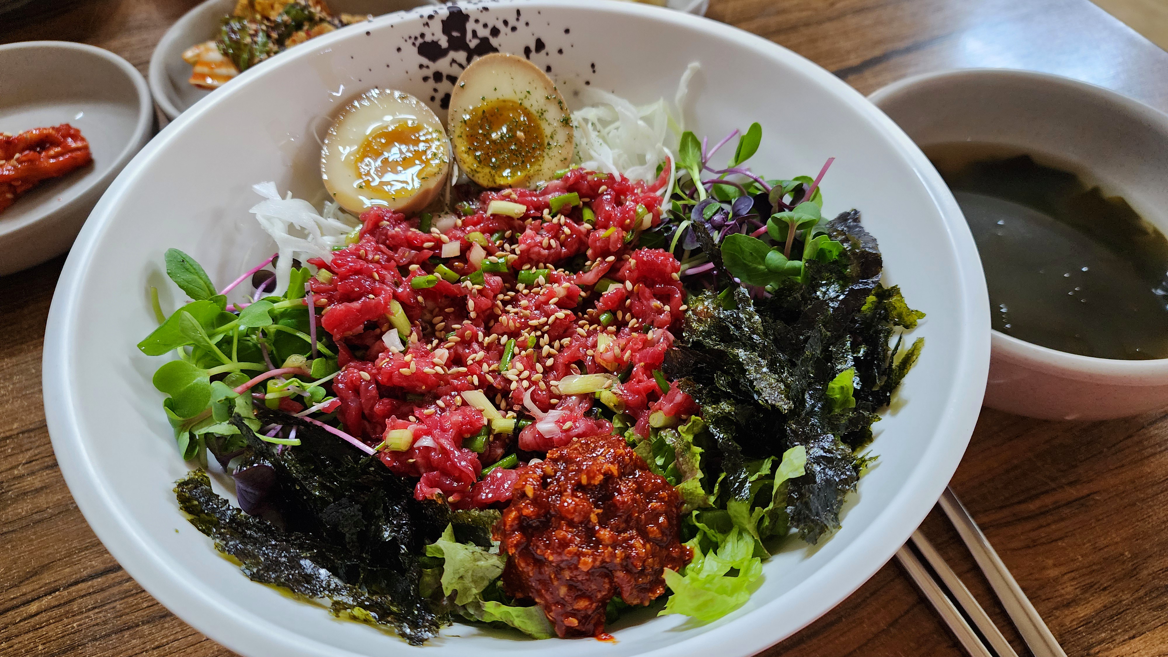 반시 육회 비빔밥 확대