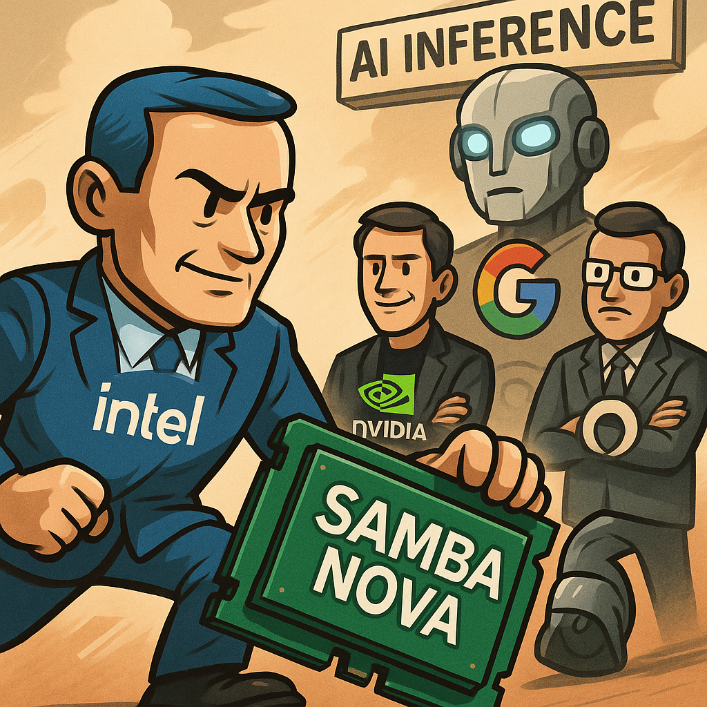 인텔, SambaNova 인수로 AI 추론 시장 재도전
