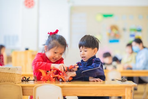학교 교실에서의 학생들