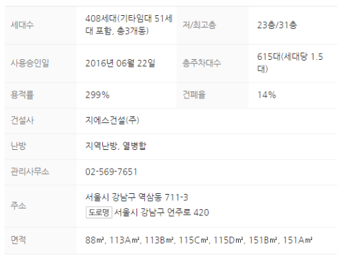 단지정보