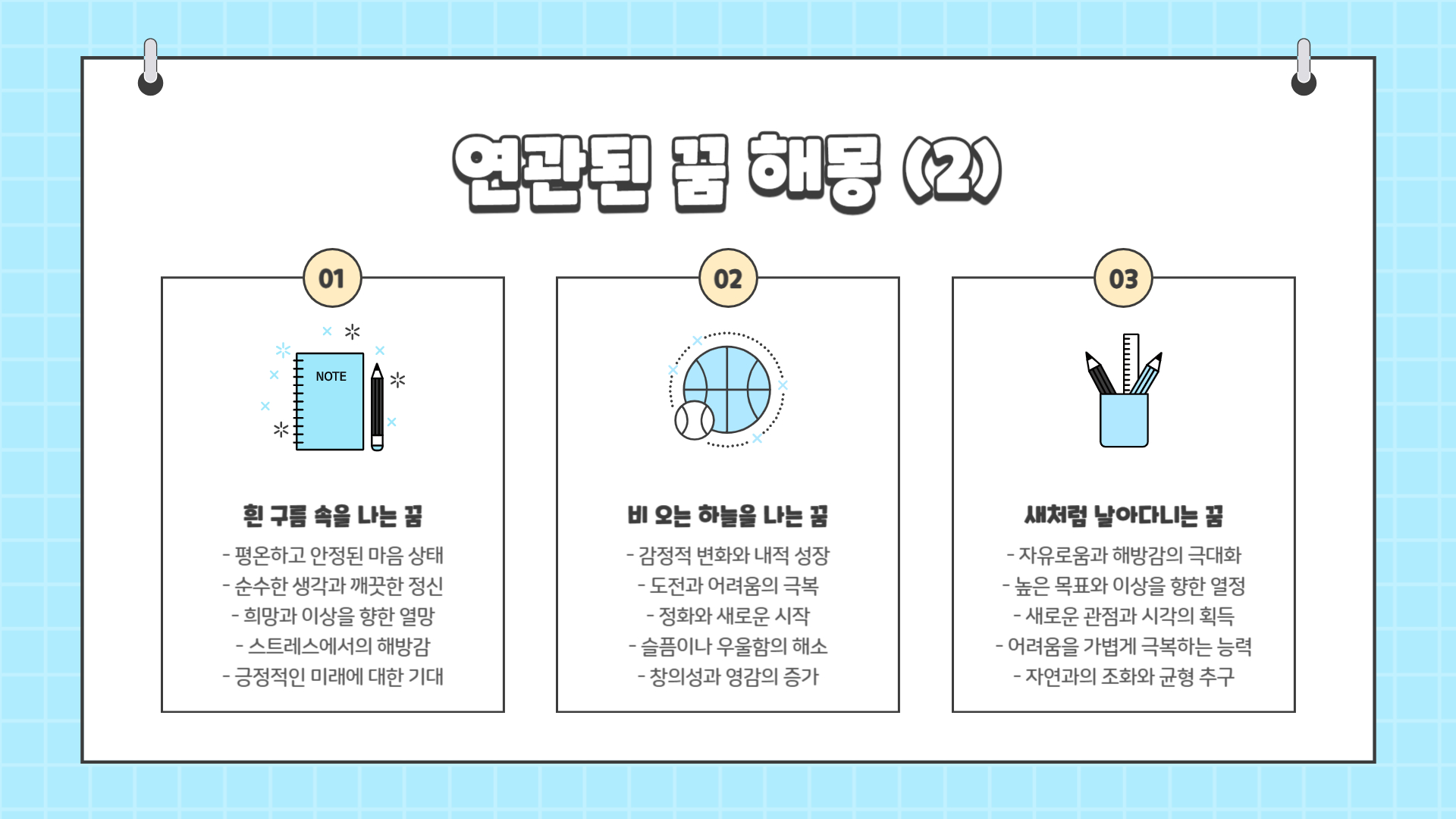 하늘을 나는 꿈해몽