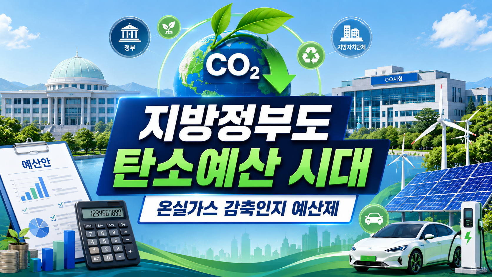 지방정부와 탄소예산 관련 이미지